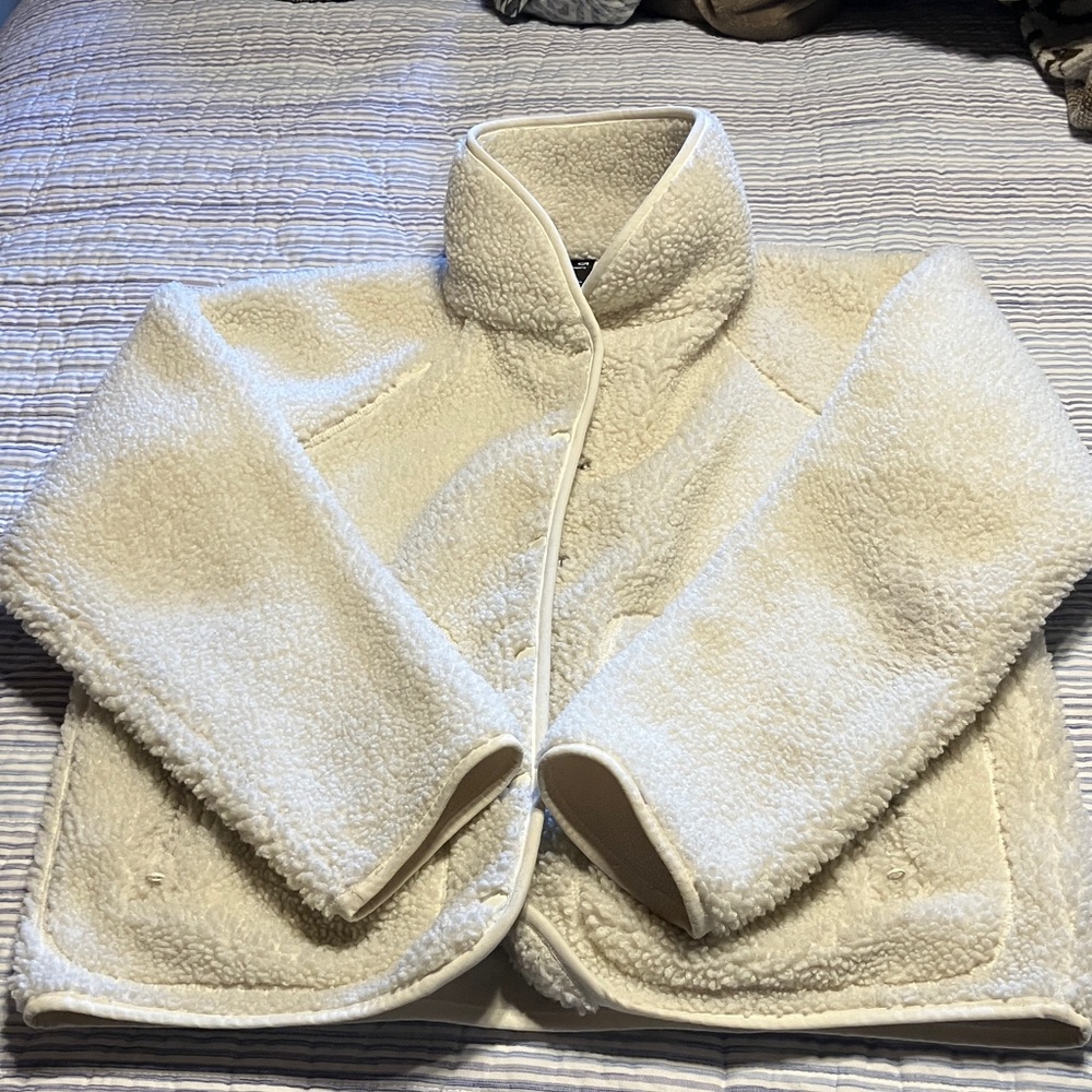 GAP Cream Sherpa Jacket